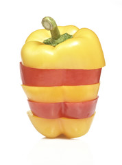 bunte Paprika rot/gelb