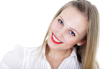 Portrait of beautiful woman