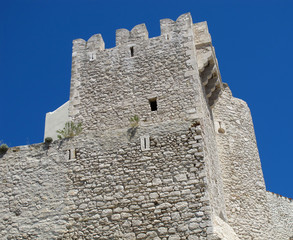 Tower of Abbey cloister in San Nicola Island (Tremiti, Italy)