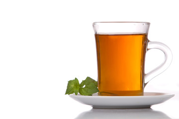 Cup of tea and mint