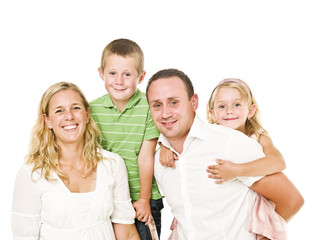 Obraz premium Isolated Family