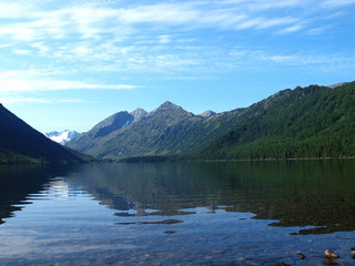 Lake bottom Multa, mountain Altai, August, 2010 24