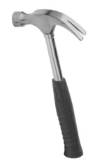 Hammer isolated over white background