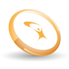 Little man. Vector icon.