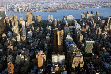 Aerial view of New York