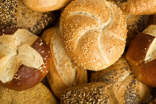 Br&ouml;tchen, Vollkornbr&ouml;tchen, Laugenbr&ouml;tchen, Semmel