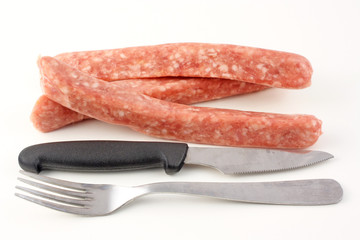 Tris di Salsicce e Posate