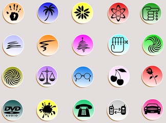 20 simple icons