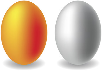 Gold and silver eggs