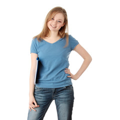 Fototapeta premium Happy student girl