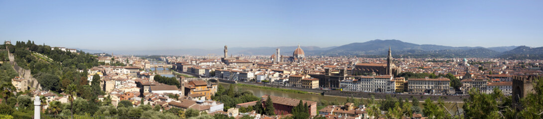 Fototapeta na wymiar Panorámica de Florencia