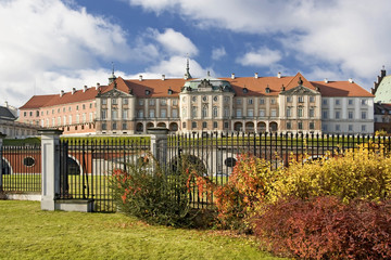 Obraz premium Zamek Królewski w Warszawie, pomnik na Liście Światowego Dziedzictwa.