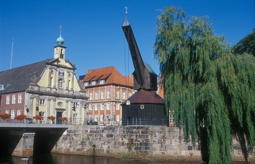 Fototapeta na wymiar Lüneburg - Stary ¯uraw i Altes Kaufhaus