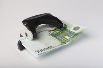 Euroscheine in Hefter