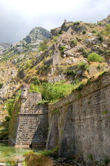 Fototapeta na wymiar Fortyfikacja Kotor, Czarnogóra