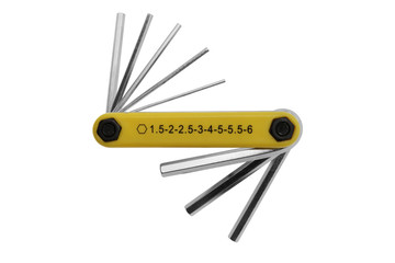 Hex keys yellow kit