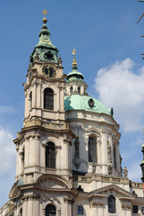 Fototapeta na wymiar St. Nicholas Cathedral in Prague