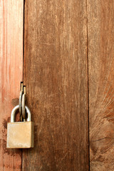 lock wood door