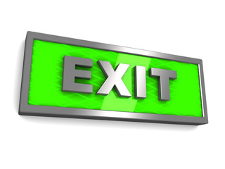 exit sign