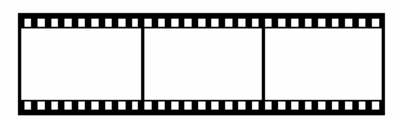 35 mm footage film vector illustration