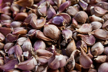 texture of garlics