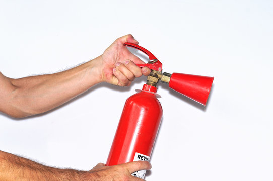 Extintor preparado