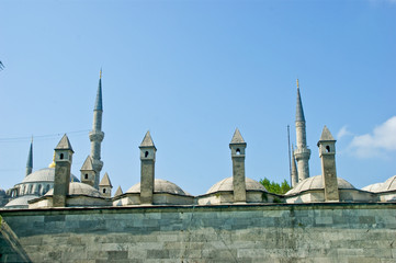 The iconic Blue Mosque of Istanbul City