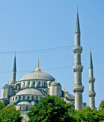 The iconic Blue Mosque of Istanbul City