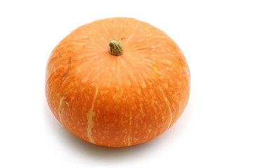 Pumpkin Hokaido on white background