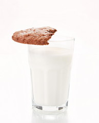 milk and cookie.