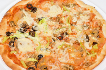 seafood pizza
