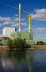 Obraz premium Gaskraftwerk