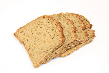 Vier Brotscheiben