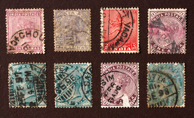 Old postal stamps