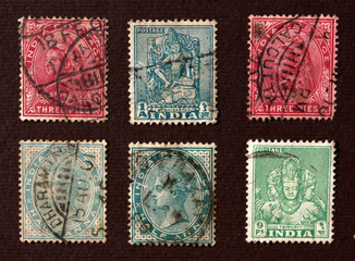 Old postal stamps