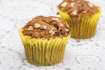 Orangeberry and whole grain muffins