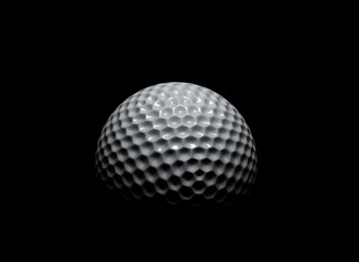 Golf ball in the dark