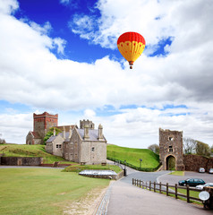 The Dover Castle in south east England