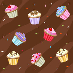 cupcakes background
