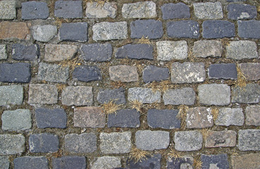Old city pavement as textured background.