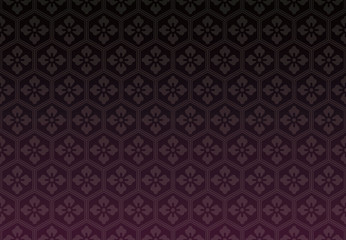 和柄模様のすかし　紫