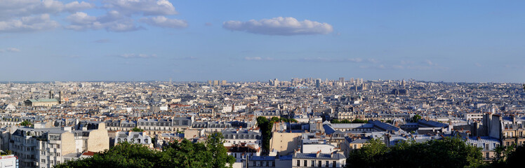 Fototapeta na wymiar Paris Stadtpanorama