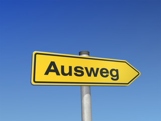Wegweiser Ausweg