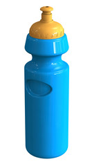 3d render of a sports drink bottle