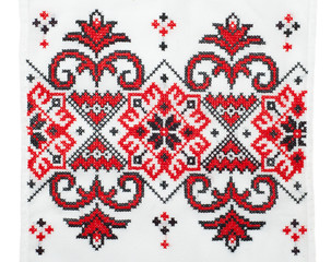 embroidered good by cross-stitch pattern