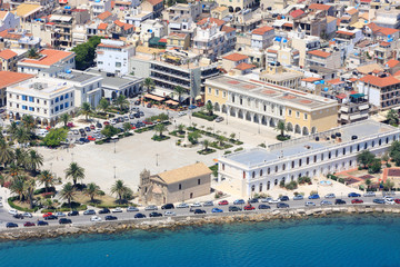 Naklejka premium Overview on Zakynthos island