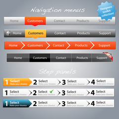 Web designers toolkit - navigation menus and step panels part 2