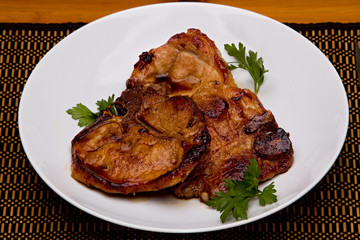 Carmelized Pork Chops