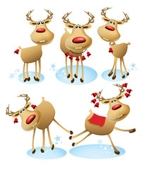 Cartoon reindeer