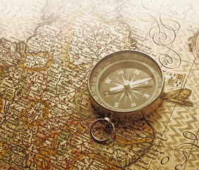 Naklejka premium Compass